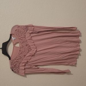 Pink blouse